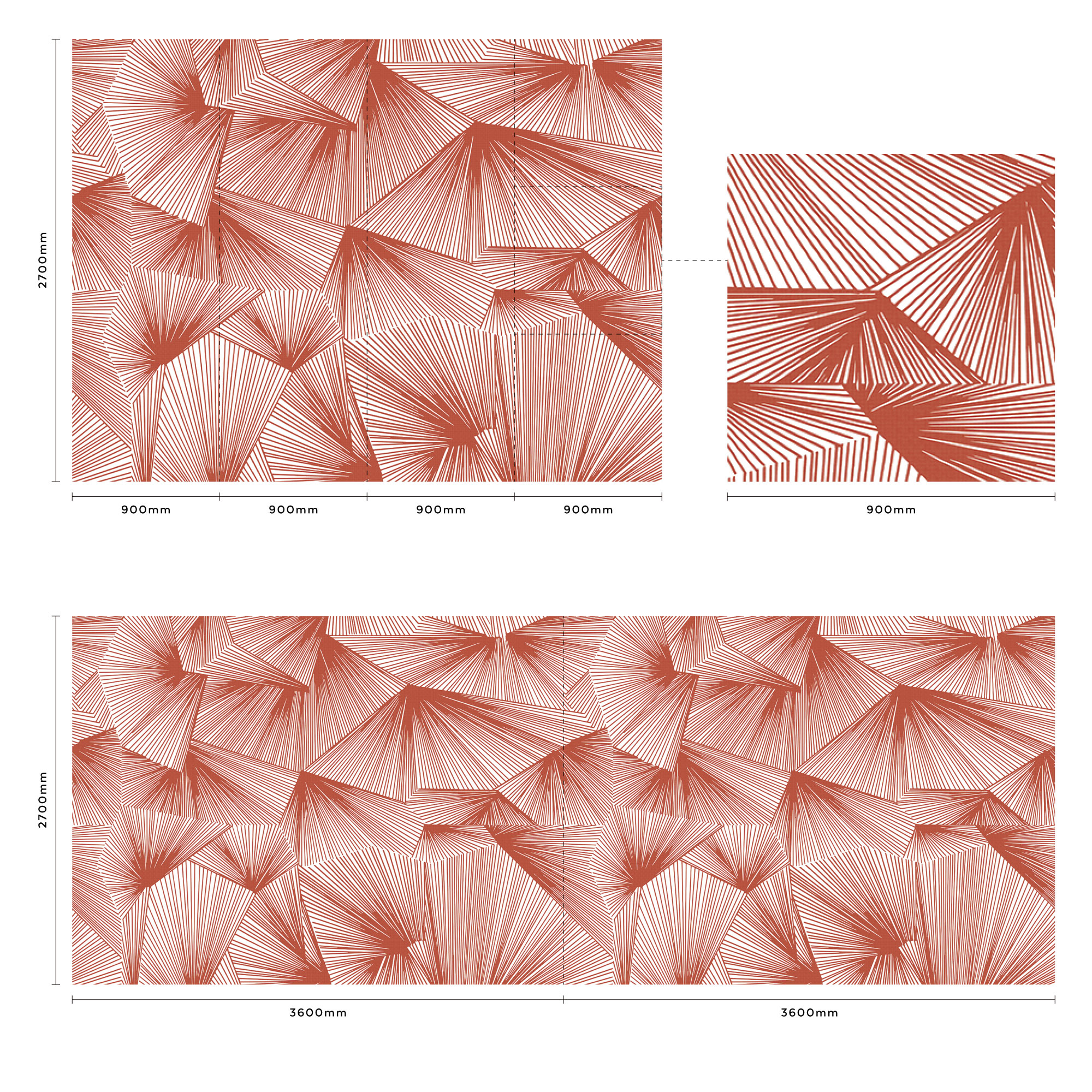 Paper Stripes / LKST038～042 寸法・詳細画像 1