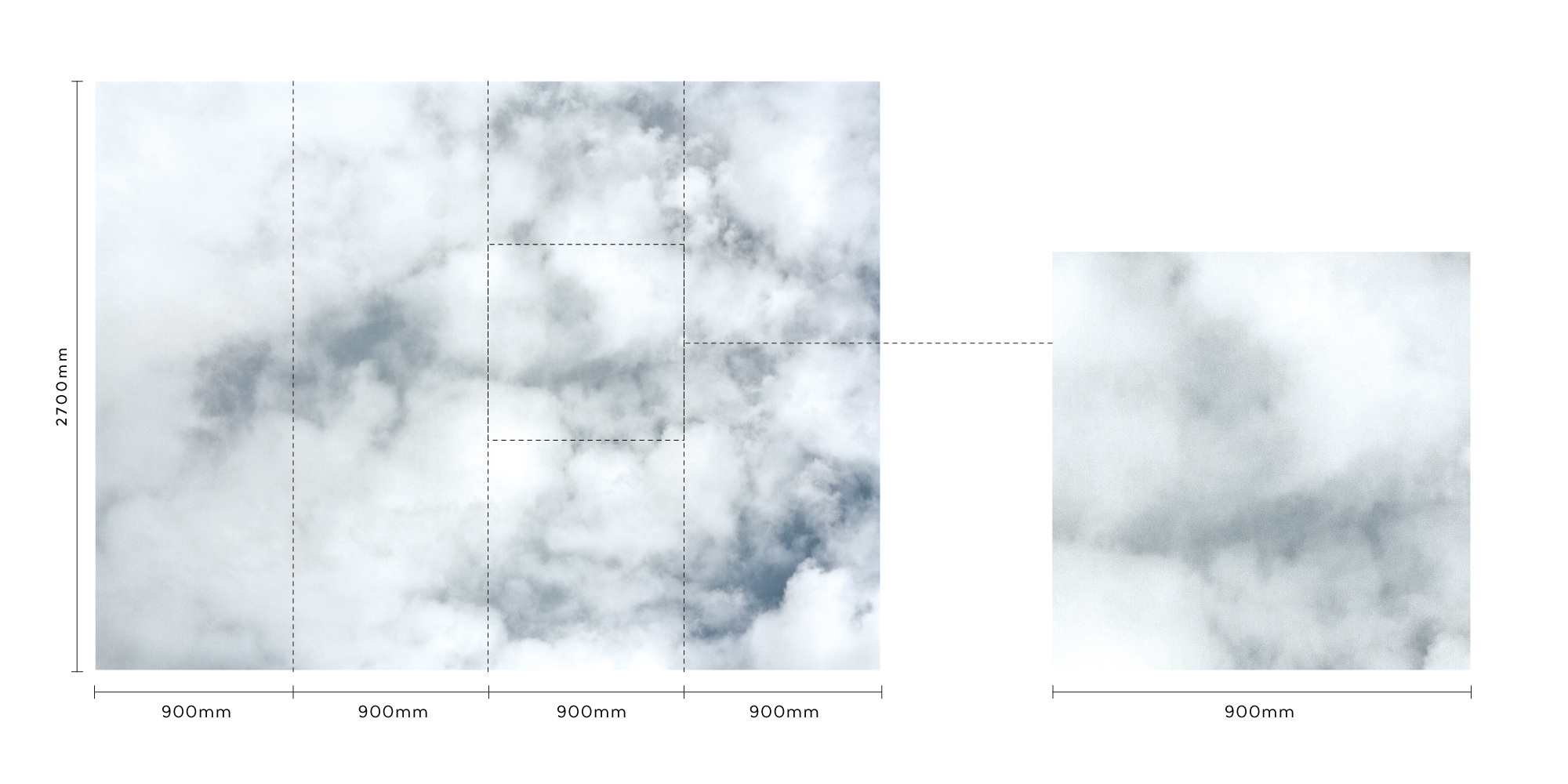 Cloudy / LKOG007～008 寸法・詳細画像 1