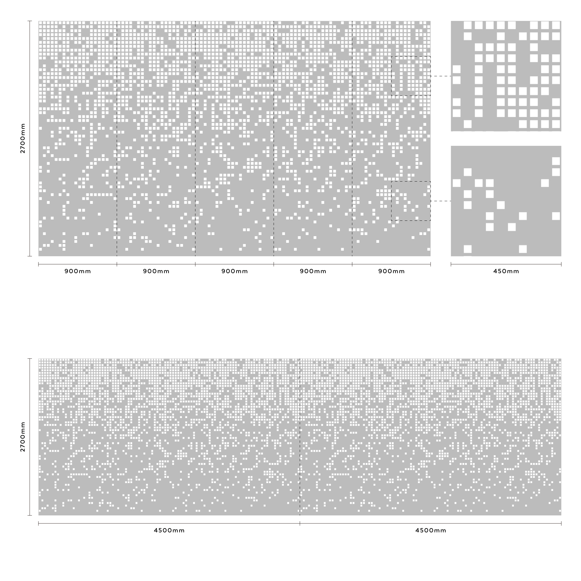 Pixels / LKNF014～LKNF019 寸法・詳細画像 1