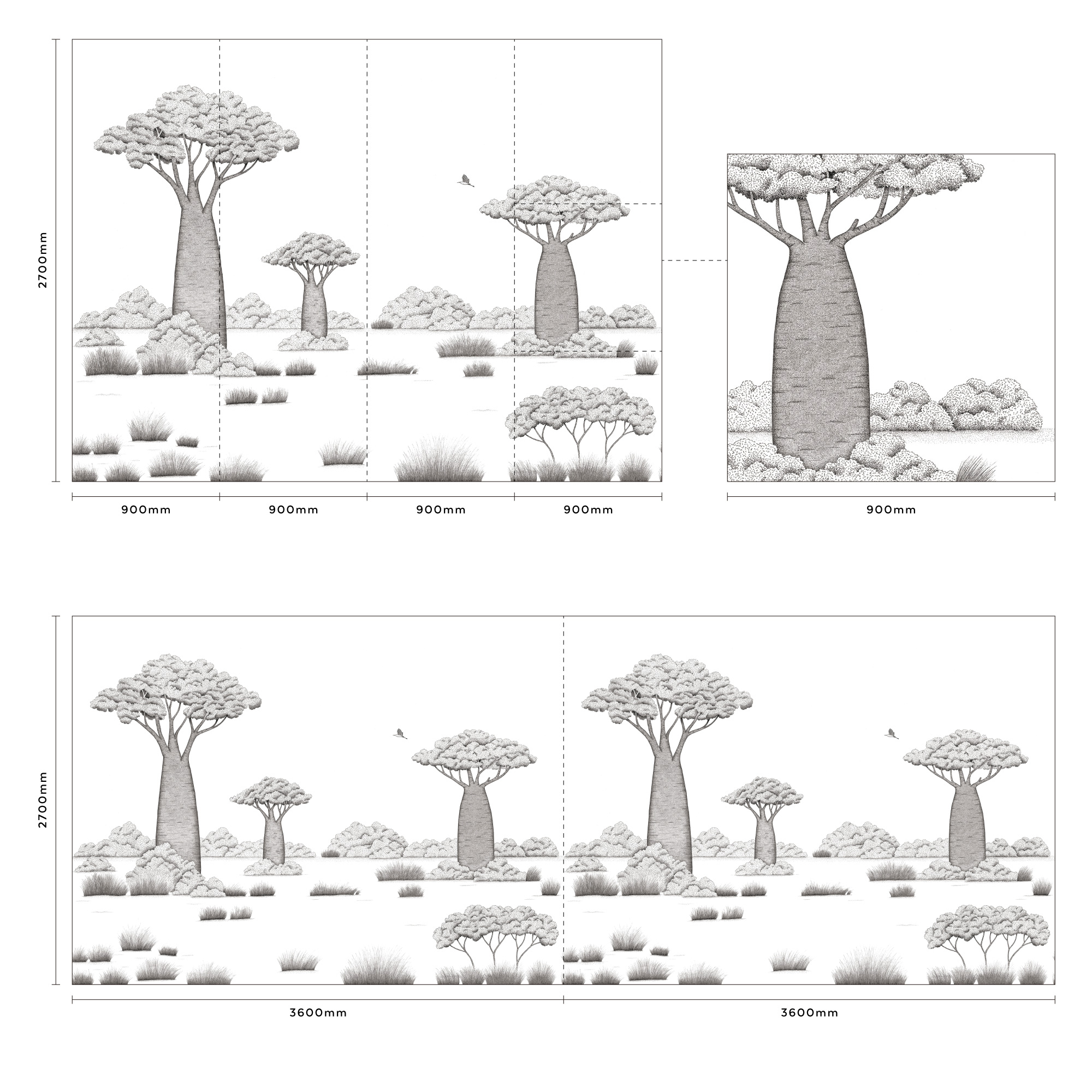 Baobab / LTCH123 寸法・詳細画像 1