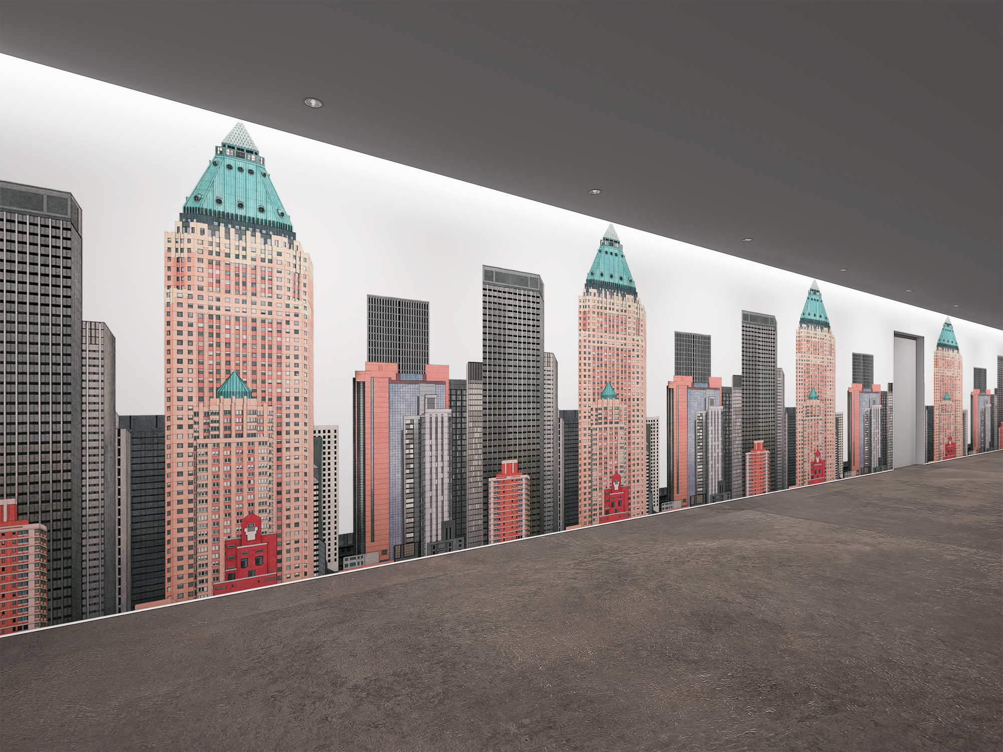 New York Skyline LTCH124 イメージ画像